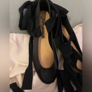 Free People Ballet Wrap Flats Size 8.5 (39)